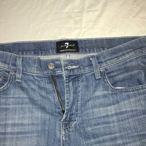 Men’s slim fit seven jeans